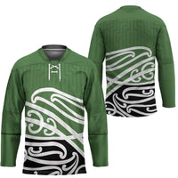 Green Fern New Zealand Kowhai Ngutukak Hockey Jersey - Polynesian Pride