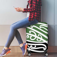 Green Fern New Zealand Kowhai Ngutukak Luggage Cover - Polynesian Pride