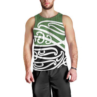 Green Fern New Zealand Kowhai Ngutukak Men Tank Top - Polynesian Pride