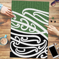 Green Fern New Zealand Kowhai Ngutukak Puzzle - Polynesian Pride