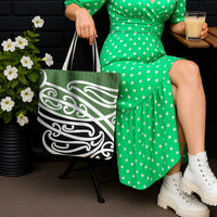 Green Fern New Zealand Kowhai Ngutukak Tote Bag - Polynesian Pride