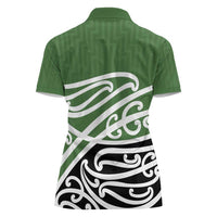 Green Fern New Zealand Kowhai Ngutukak Women Polo Shirt - Polynesian Pride