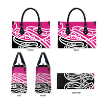 All Pink New Zealand Kowhai Ngutukak Leather Bag - Polynesian Pride