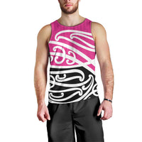 All Pink New Zealand Kowhai Ngutukak Men Tank Top - Polynesian Pride