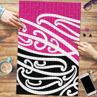 All Pink New Zealand Kowhai Ngutukak Puzzle - Polynesian Pride