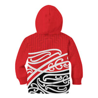 All Red New Zealand Kowhai Ngutukak Kid Hoodie - Polynesian Pride