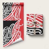 All Red New Zealand Kowhai Ngutukak Wrapping Paper - Polynesian Pride