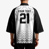 World Football 2026 New Zealand Custom Kimono All White Fern Maori Tribal - Polynesian Pride