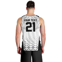 World Football 2026 New Zealand Custom Men Tank Top All White Fern Maori Tribal - Polynesian Pride