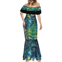 New Zealand Matariki Waipuna-a-rangi Mermaid Dress He Roimata o Rangi LT9 - Polynesian Pride