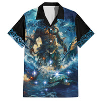 New Zealand Matariki Waita Family Matching Summer Maxi Dress and Hawaiian Shirt The Way Of The Water