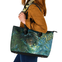 New Zealand Matariki Waiti Leather Tote Bag Waimāori and The Origin Of Life