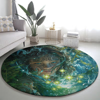 New Zealand Matariki Waiti Round Carpet Waimāori and The Origin Of Life