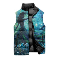 New Zealand Matariki Hiwa-i-te-rangi Sleeveless Puffer Jacket Titiro ki nga Whetu Wishing Star - Polynesian Pride