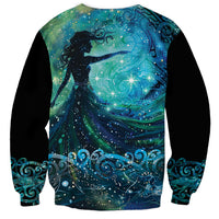 New Zealand Matariki Hiwa-i-te-rangi Sweatshirt Titiro ki nga Whetu Wishing Star
