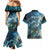 New Zealand Matariki Ururangi Couples Matching Mermaid Dress and Hawaiian Shirt The Murmur Of The Wind