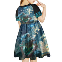 New Zealand Matariki Ururangi Kid Short Sleeve Dress The Murmur Of The Wind
