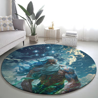 New Zealand Matariki Ururangi Round Carpet The Murmur Of The Wind
