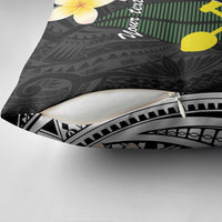Alo Chiefdom Wallis and Futuna Personalized Pillow Cover Frangipani Flowers Polynesian Pattern - Polynesian Pride
