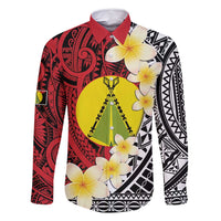 Sigave Chiefdom Wallis and Futuna Personalized Family Matching Off Shoulder Short Dress and Hawaiian Shirt Frangipani Flowers Polynesian Pattern