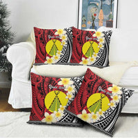 Sigave Chiefdom Wallis and Futuna Personalized Pillow Cover Frangipani Flowers Polynesian Pattern - Polynesian Pride