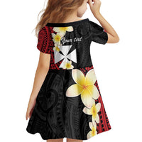 Uvea Chiefdom Wallis and Futuna Personalized Family Matching Tank Maxi Dress and Hawaiian Shirt Frangipani Flowers Polynesian Pattern