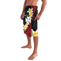 Uvea Chiefdom Wallis and Futuna Personalized Lavalava Frangipani Flowers Polynesian Pattern
