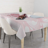 New Zealand Nurses RN Personalised Tablecloth Pink Stethoscope Coquette Bow Maori Motif LT9 - Polynesian Pride