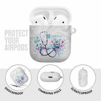 New Zealand Nurses RN Personalised AirPods Case Stethoscope Floral Maori Motif LT9 - Polynesian Pride