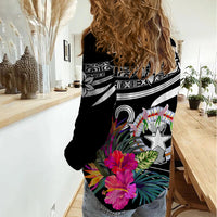 Northern Mariana Islands Women Casual Shirt Happy Independence Day LT9 - Polynesian Pride