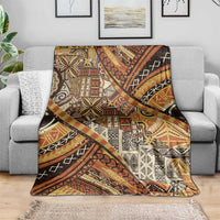 Hawaiian Style Tapa Blanket Vintage Seamless Pattern - Polynesian Pride