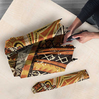 Hawaiian Style Tapa Umbrella Vintage Seamless Pattern - Polynesian Pride