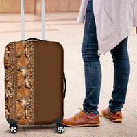Hawaiian Tribal Elements Hibiscus Luggage Cover Gold Pattern LT9 Gold - Polynesian Pride