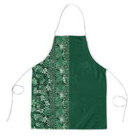 Hawaiian Tribal Elements Hibiscus Apron Green Pattern LT9 Green - Polynesian Pride