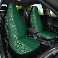 Hawaiian Tribal Elements Hibiscus Car Seat Cover Green Pattern - Polynesian Pride