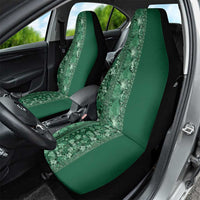 Hawaiian Tribal Elements Hibiscus Car Seat Cover Green Pattern - Polynesian Pride