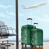 Hawaiian Tribal Elements Hibiscus Luggage Cover Green Pattern LT9 - Polynesian Pride