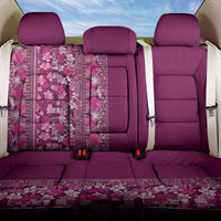 Hawaiian Tribal Elements Hibiscus Back Car Seat Cover Pink Pattern LT9 One Size Pink - Polynesian Pride