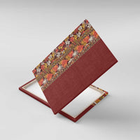 Hawaiian Tribal Elements Hibiscus Canvas Wall Art Red Pattern - Polynesian Pride