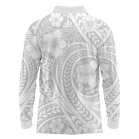 Lotu Tamaiti Samoan Polynesian Tribal Long Sleeve Polo Shirt LT9 - Polynesian Pride