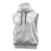 Lotu Tamaiti Samoan Polynesian Tribal Sleeveless Hoodie LT9 White - Polynesian Pride