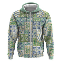 Mele Kalikimaka Hawaii Christmas Hoodie Omaomao Seamless Floral Motif - Polynesian Pride