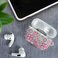 Mele Kalikimaka Hawaii Christmas AirPods Case Akala Seamless Floral Motif LT9 - Polynesian Pride