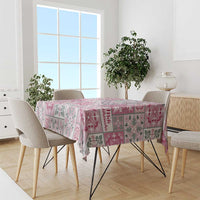 Mele Kalikimaka Hawaii Christmas Tablecloth Akala Seamless Floral Motif - Polynesian Pride