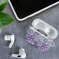 Mele Kalikimaka Hawaii Christmas AirPods Case Poni Seamless Floral Motif LT9 - Polynesian Pride