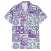 Mele Kalikimaka Hawaii Christmas Family Matching Puletasi and Hawaiian Shirt Poni Seamless Floral Motif - Polynesian Pride