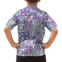 Mele Kalikimaka Hawaii Christmas Kid Hawaiian Shirt Poni Seamless Floral Motif - Polynesian Pride
