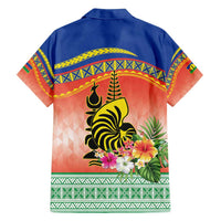 New Caledonia Nautilus Shell Family Matching Summer Maxi Dress and Hawaiian Shirt Polynesian Tropical Flowers