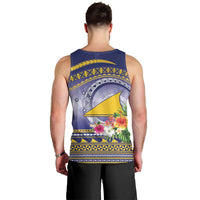 Tokelau Tuluma Men Tank Top Polynesian Tropical Flowers LT9 - Polynesian Pride