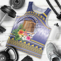 Tokelau Tuluma Men Tank Top Polynesian Tropical Flowers LT9 - Polynesian Pride